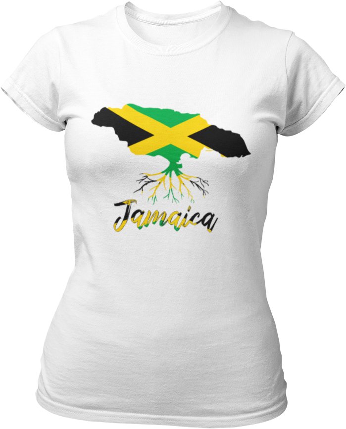 Jamaica New T-Shirt Country Flag Jamaican Top City Map 